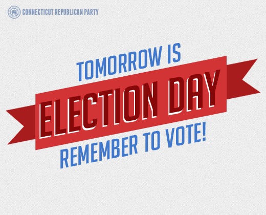 2morrow is election day remember vote